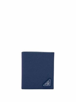Saffiano leather bifold wallet