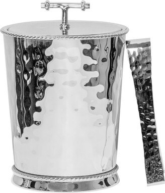 Graham Stainless Steel Lidded Ice Bucket & Tongs Set