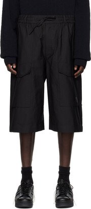 Black Workwear Shorts