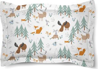 Outdoor Critters Camping Comforter Sham