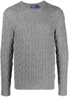 Cable-Knit Cashmere Jumper-AM