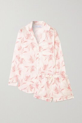 Deia Printed Organic Cotton Pajama Set - Cream