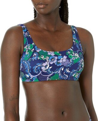 Women's Scoop Neck Swim Crop Top