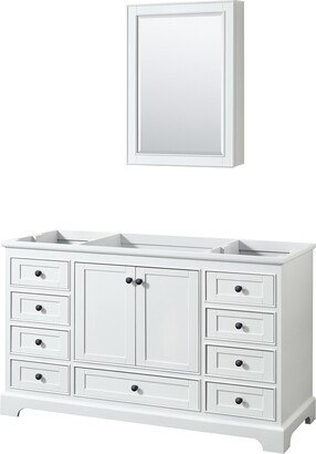 Deborah 60-inch Single Bathroom Vanity, Medicine Cabinet