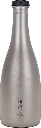 Titanium Sake Bottle in Light Grey