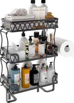 hommetree 3-Layer Bathroom Organizer Metal Storage Stacking Shower Shelf