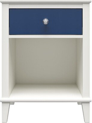 Monarch Hill Poppy Nightstand with 2 sets of knobs, Blue