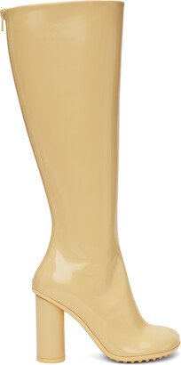 Yellow Atomic Tall Boots