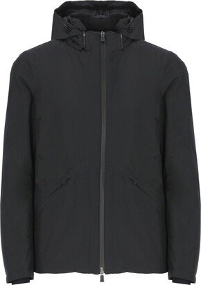 Cazadora Laminar Zipped Hooded Jacket