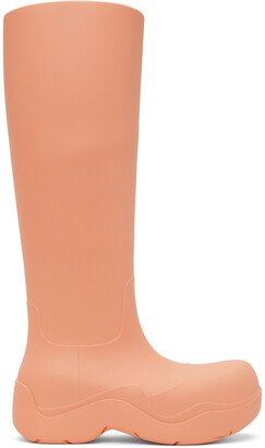 Pink Puddle Tall Boot