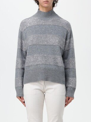 sweater in wool blend with Dazzling Mohair Stripes