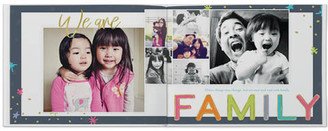 Photo Books: Confetti Family Photo Book, 11X14, Professional Flush Mount Albums, Flush Mount Pages