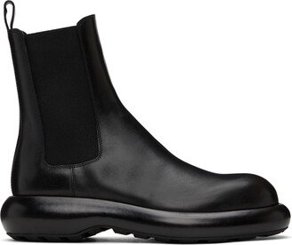 Black Platform Chelsea Boots