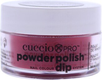 Pro Powder Polish Nail Colour Dip System - Strawberry Red by Cuccio Colour for Women - 0.5 oz Nail Powder