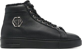 Hexagon hi-top sneakers