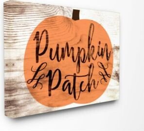 Pumpkin Patch Halloween Typography Art Collection