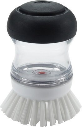 OXO Good Grips Soap Dispensing Palm Brush Black