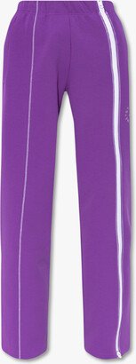 Sweatpants With Logo - Purple-AB