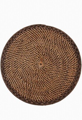 Caton's Wharf Brown Woven Rattan Placemats Set of 4