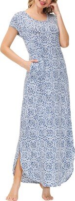 Women's Shirttail Dress with Side Seam Pockets