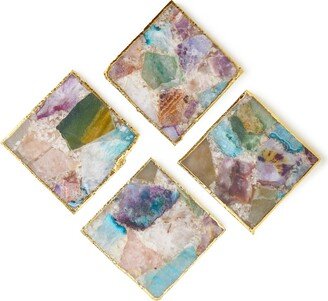 Gauri Kohli Radiance Composite Agate Coasters, Set of 4