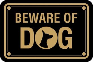 Classic Framed Diamond, Beware Of Dog Wall Or Door Sign