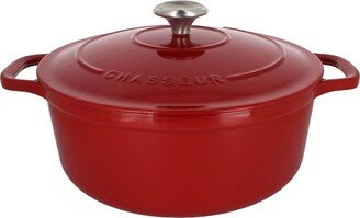 French Enameled Cast Iron 5.25 Qt. Round Dutch Oven