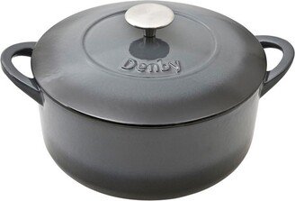 Halo 4.25-Qt. Round Covered Casserole - Black/grey