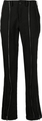 Front-Zip Trousers