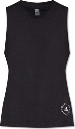 Tank Top With Logo - Black-AA