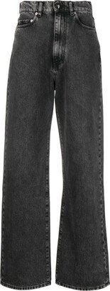 High-Rise Wide-Leg Jeans-CQ