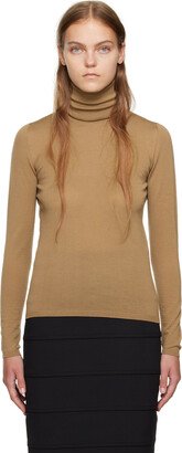 Tan Lightweight Turtleneck