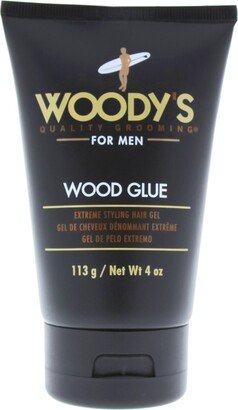 Wood Glue Extreme Styling Gel by Woodys for Men - 4 oz Gel