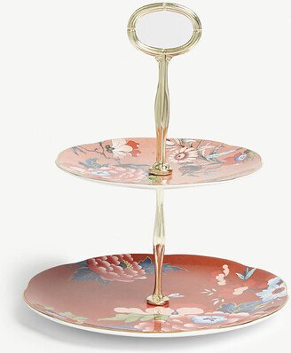 Paeonia Blush two Tier Cake Stand