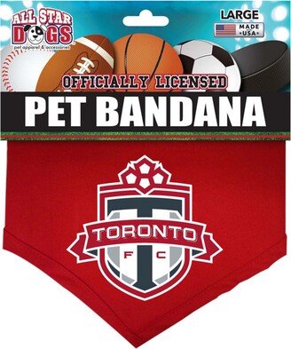 All Star Dogs Red Toronto Fc Pet Bandana