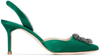 Hangisi 70mm slingback pumps