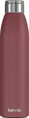 Powder Coated Stainless Steel Triple Walled Insulated Tumbler Travel Cup Keeps Drinks Cold & Hot, 25oz Slim Carafe, Elderberry Wild