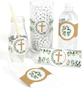 Big Dot Of Happiness Elegant Cross - Religious Party Diy Wrapper Favors and Decorations - Set of 15