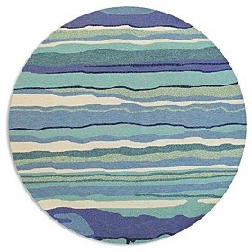 Harbor Lagoon Round Area Rug, 7'6 x 7'6