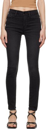 Black 'Le High Skinny' Jeans-AC