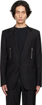 WYNN HAMLYN Black Jigsaw Blazer