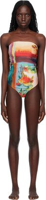 Multicolour 'The Scarf' Swimsuit