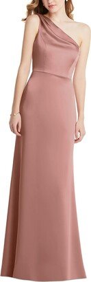 Womens One Shoulder Maxi Evening Dress