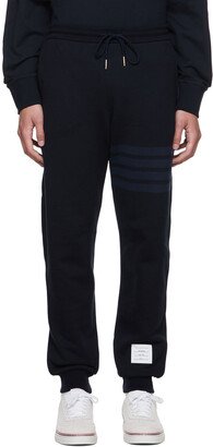 Navy 4-Bar Lounge Pants