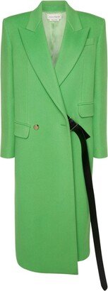 Double-Breasted Wool Coat-CI