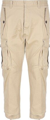 Cropped Cargo Trousers-AA