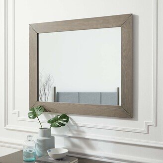 Merritt Mirror - White/Oak