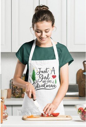 Christmas Baking Apron Gift For Her Linen Apron Bbq Aprons Women Men Chef-AA