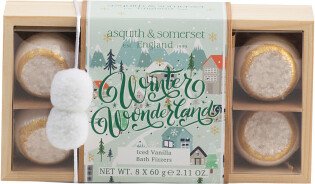 TJMAXX 8Pk Winter Wonderland Iced Vanilla Bath Fizzers