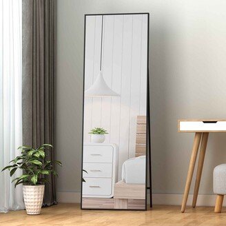 Starx Decor Rectangle Aluminum Alloy Framed Full-Length Standing Mirror